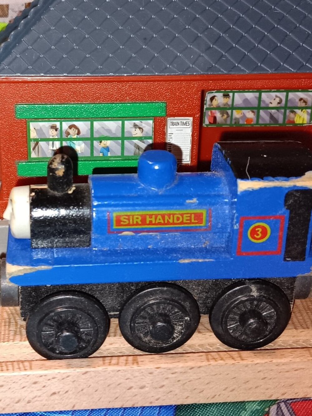 Thomas Wooden Railway Train Track Engine Sir Handel